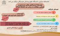 کارگاه آموزشی توسعه استراتژی های جستجو و بازیابی مقالات در پاب مد( Pubmed)